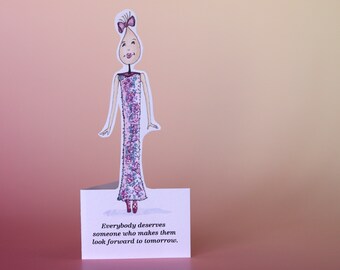 Friendship card, Cheer Up Gift, Long Distance Friendship Gift,