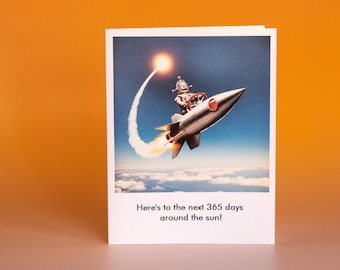 Husband Birthday Card, robot birthday, funny cards for boyfriend