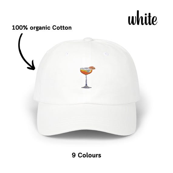 Spritz Lover Hat Embroidered Spritz Glass Dad Cap, Cocktail  display picture 2