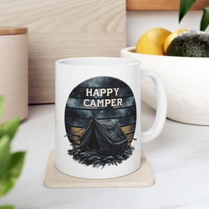 HAPPY CAMPER MUG-Tent