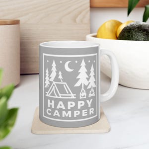 HAPPY CAMPER MUG-Tent
