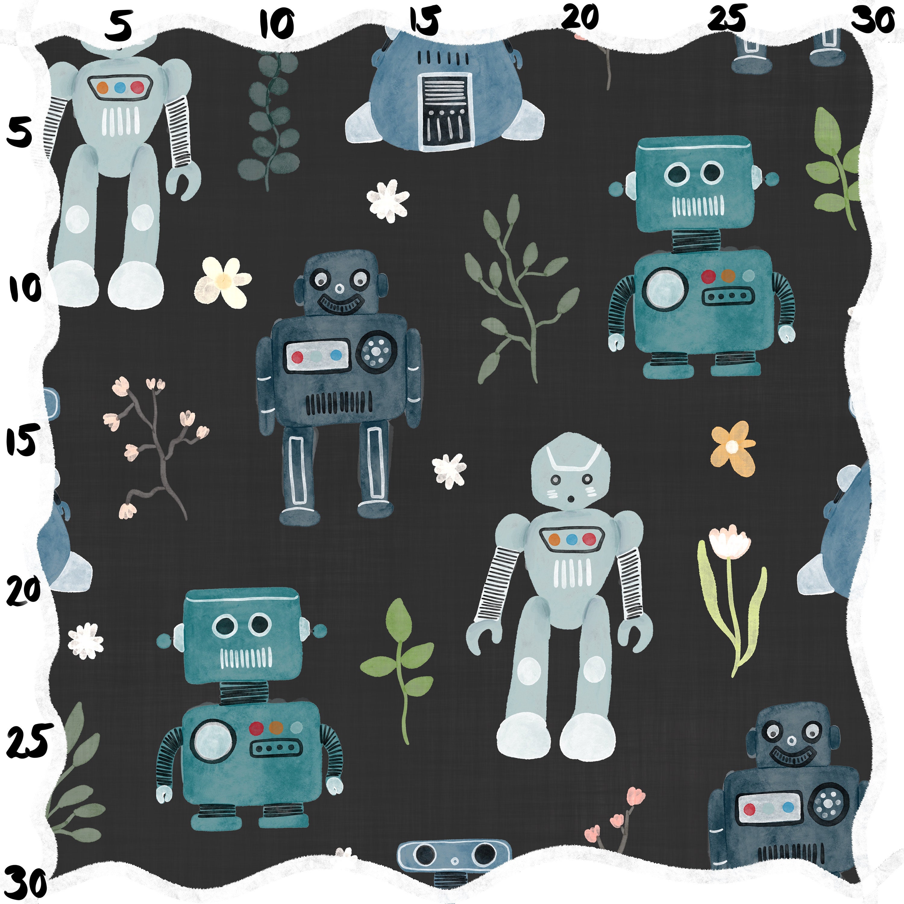 Art & Collectibles Digital Drawing & Illustration Fabric Surface ...