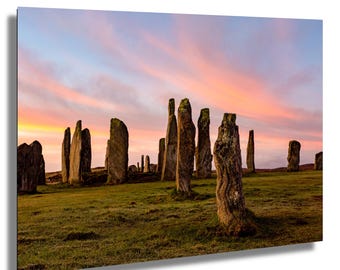 Callanish Standing Stones Print: Isle of Lewis Sunrise, Scotland Landscape