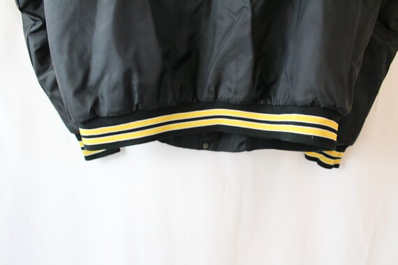 Vintage 80s Club Jacket Black // Mens XL Women's … - image 5