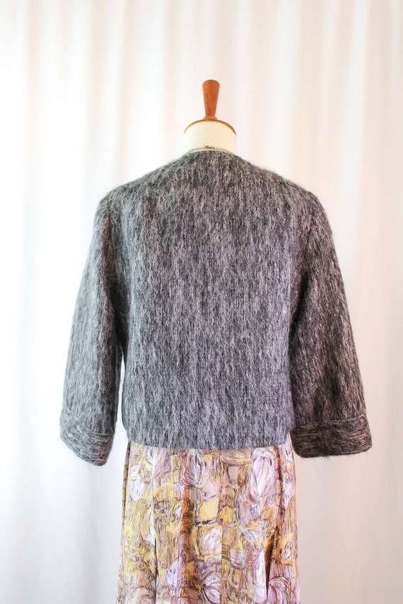 Vintage Mohair Wool Jacket 70s // Womens M Medium… - image 5