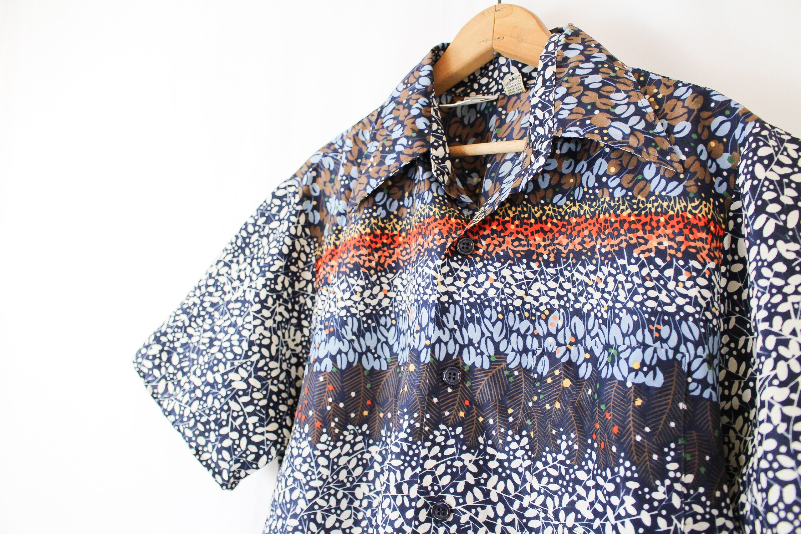 vintage collared shirts mens