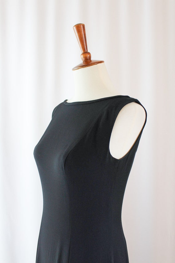 Vintage 60s Gay Gibson Black Mini Dress // Womens… - image 9