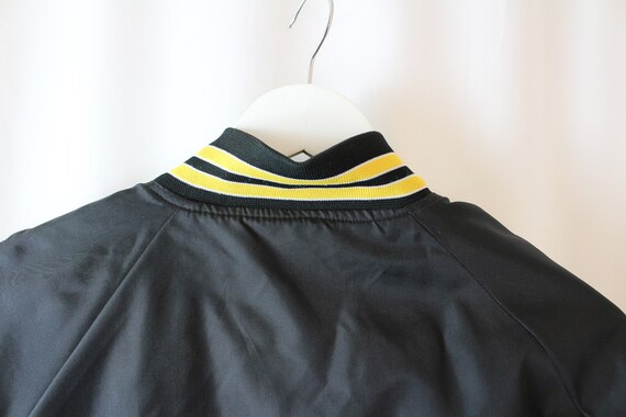 Vintage 80s Club Jacket Black // Mens XL Women's … - image 6