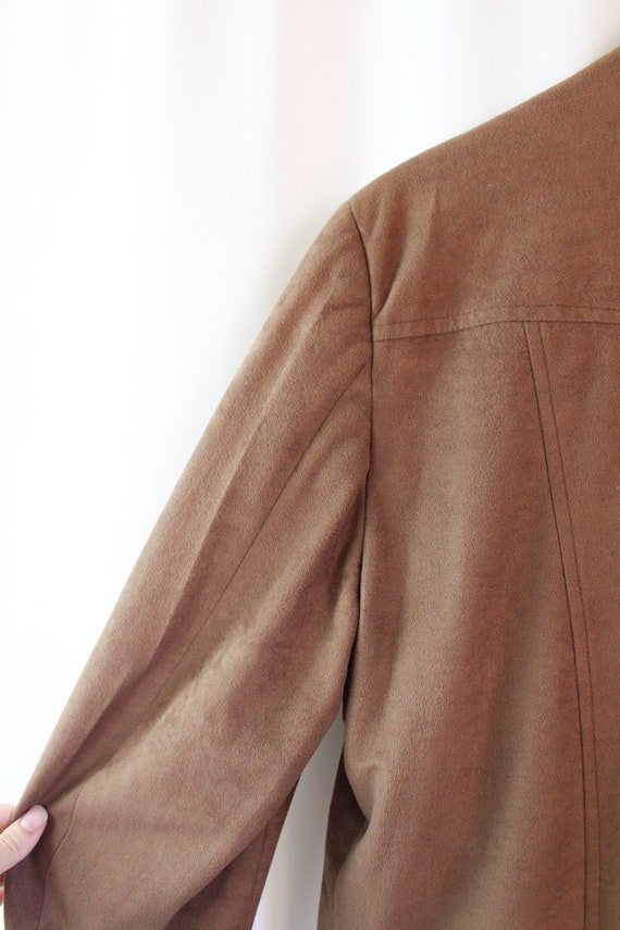 Vintage Western Brown Jacket // Mens L Large // F… - image 7