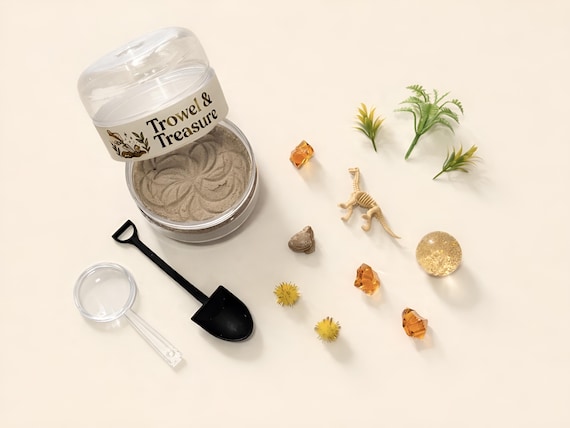 Paleontology Sensory Jar | Dinosaurs | Includes a Real Fossil!