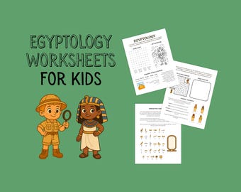 Hojas de trabajo sobre el Antiguo Egipto: Actividades STEM y Montessori (Descargable en PDF)