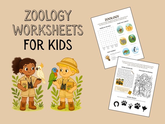 Zoology Worksheets for Kids