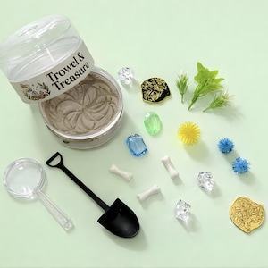 Pote Sensorial de Arqueologia | Kit de Escavação para Crianças | Atividade STEM e Montessori | Tesouro, Brincadeira de Escavação