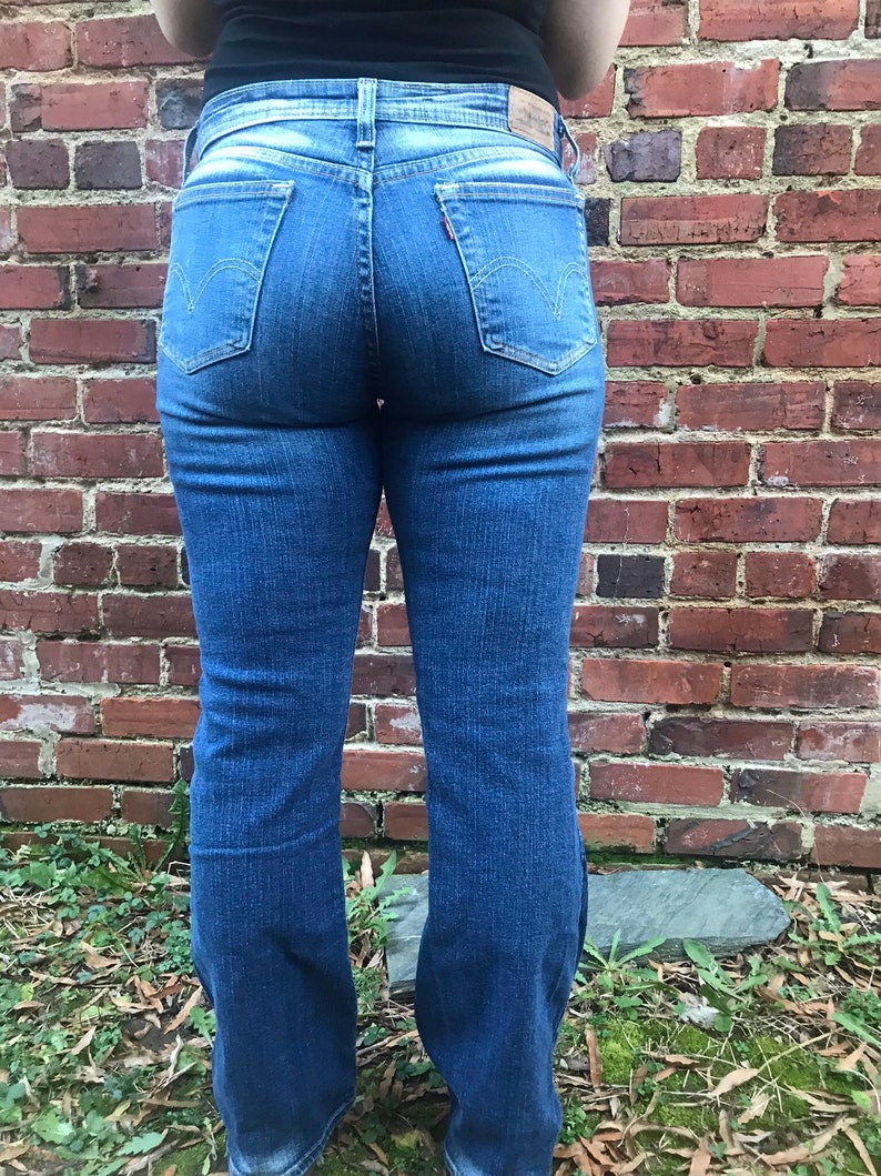 Levis Ultra Low Rise Stretch Boot Cut Jeans Vintage Late | Etsy