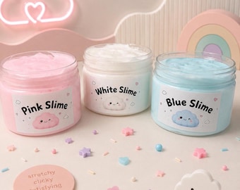 Original Texture Slime | Choose Your Scent or Unscented | Clicky Stretchy