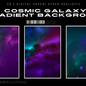 Kosmische Melkweg Gradiënt Achtergrond