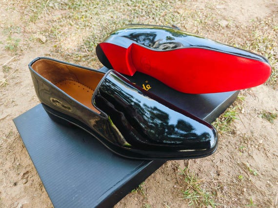 Christian Louboutin Business Loafer Red Sole Handmade Square  display picture 3