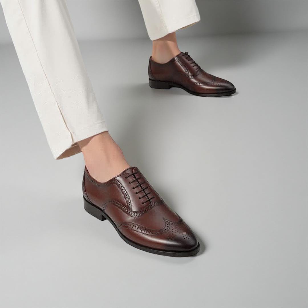 Men’s Handmade Leather Oxford – Timeless Formal Business Shoes