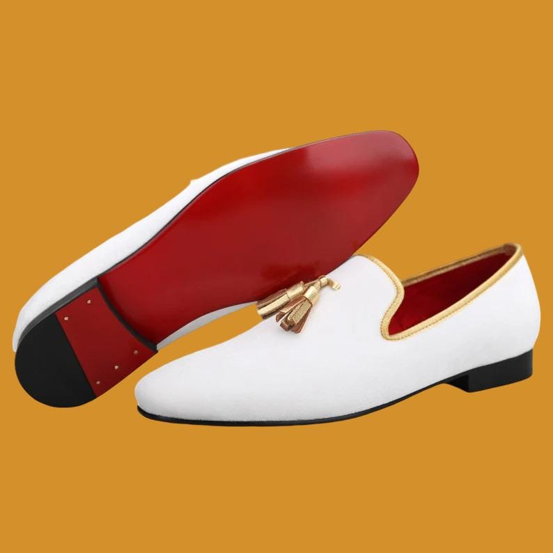 Red and Black Men Prom Shoes - Etsy