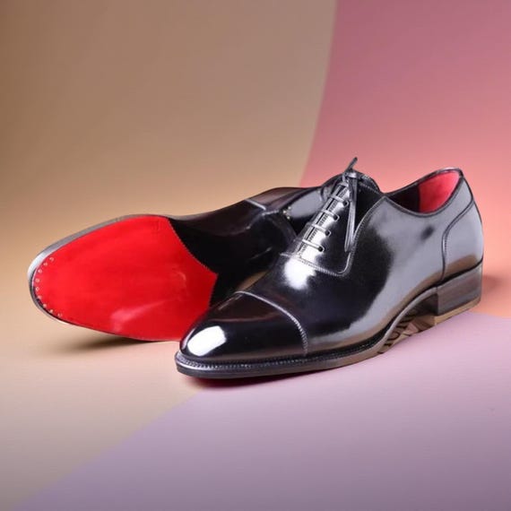 Handmade business red sole oxford shoes customize odar