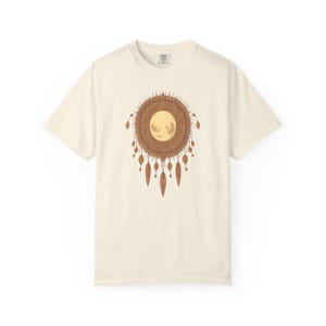 Celestial Comfort Colors® Shirt, Boho Sun and Moon Tshirt, Moon Phase Shirt, Spiritual Moon Women Clothing Gifts, Boho Sun Moon Tee,Yoga Tee