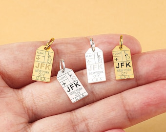 Custom City Travel Souvenir Pendant, American Famous City Pendant, Charm for Jewelry Making