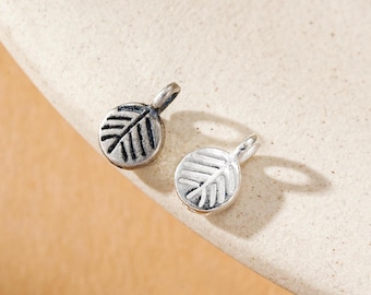 925 sterlingzilveren bladhanger, kleine bladhanger, bladzilveren hanger, S925 bladhanger, botanische hanger, hanger voor sieraden