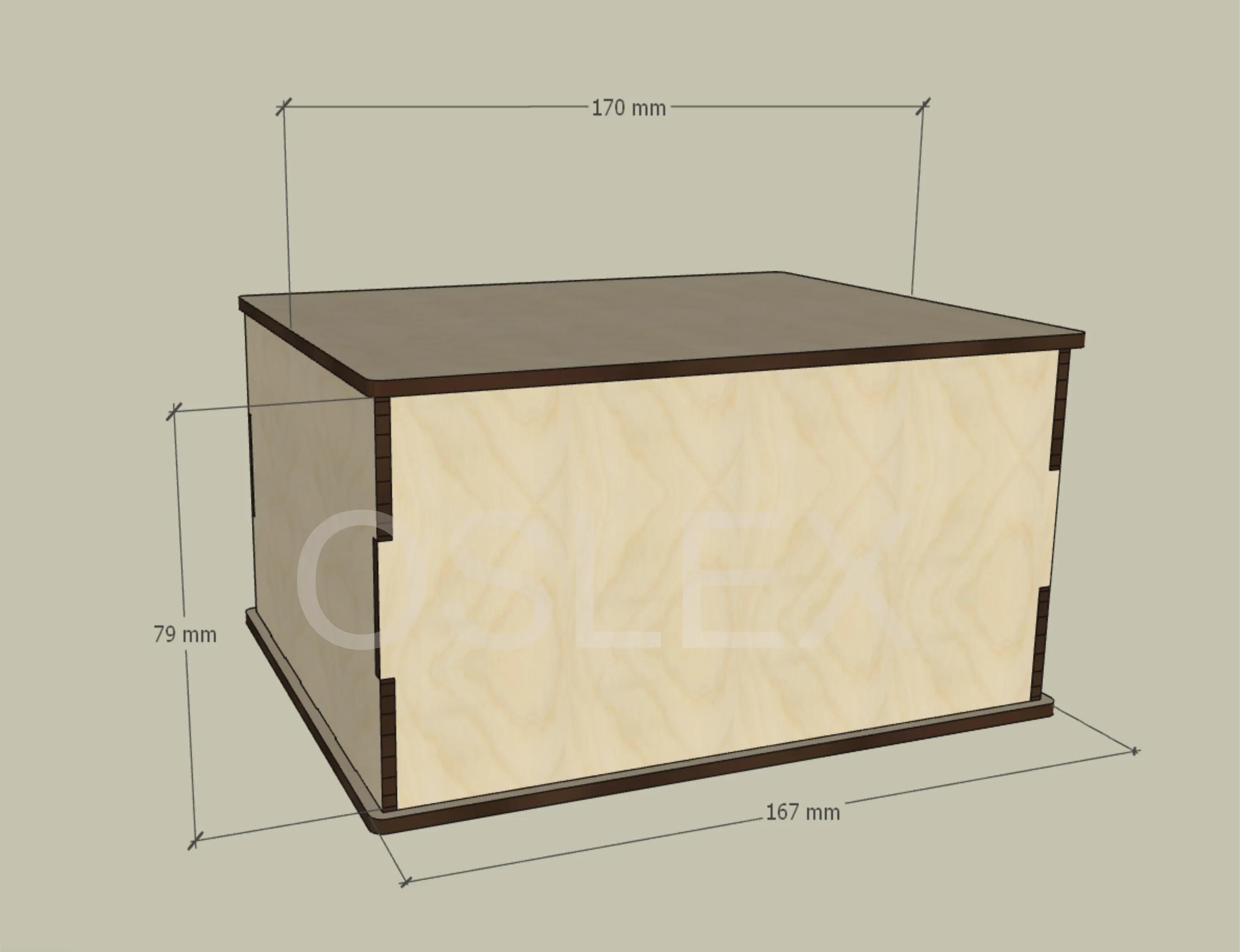 Laser Cut Files - SVG CDR Vector Plans - Diy Box - DXF Files for Laser ...