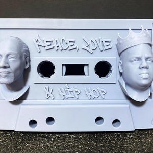 Hip Hop – Kassettenfigur mit Snoop Dogg / Notorious B.I.G. / Tupac / Eminem