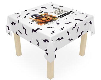 Halloween Tablecloth, Spooky Decor, Fall Celebration, Halloween Party, Festive Dining, Table Decoration