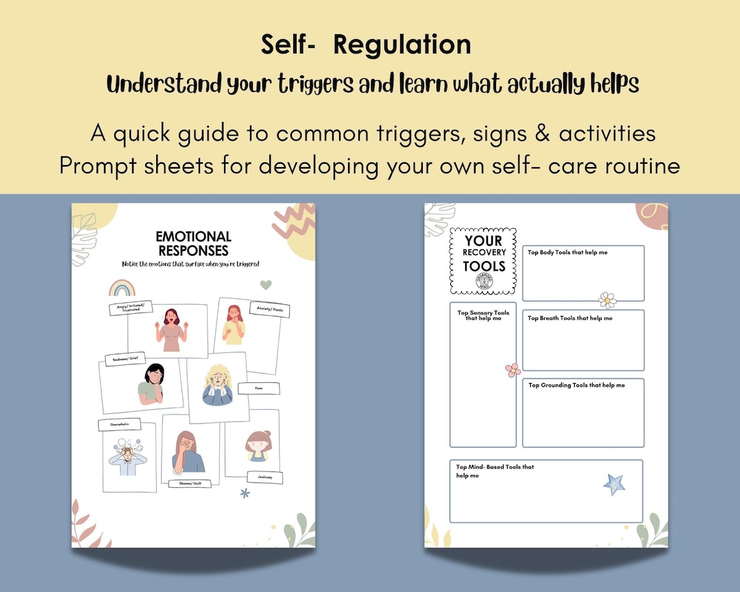 Self-regulation Toolkit | Printable Coping Skills and Nervous System ...