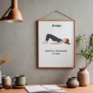 Kids Exercise A4 Posters. Movement Break Gross Motor Skills. Occupational Therapy (Digital Download) image 3