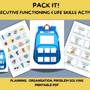 Executive Function Activity | Planning Skills | Problem Solving | Occupational Therapy Printable