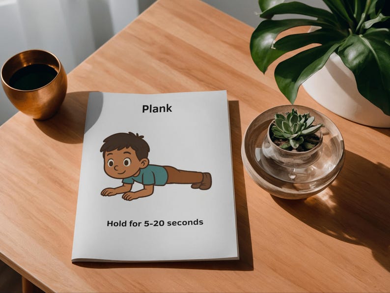 Kids Exercise A4 Posters. Movement Break Gross Motor Skills. Occupational Therapy (Digital Download) image 7
