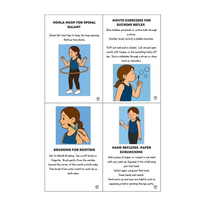 Reflex Integration Chart.pdf Developmental Movement Activities |primitive Reflex Integration ...