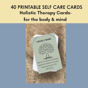 Siéntete despejado, con energía y concentrado de nuevo / 40 tarjetas holísticas de reinicio para la calma, el equilibrio y el autocuidado diario