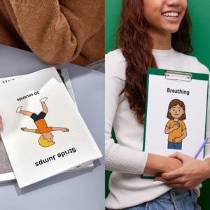 Kids Exercise A4 Posters. Movement Break Gross Motor Skills. Occupational Therapy (Digital Download) image 1