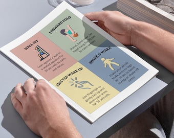 Sensory & Mindfulness Brain Break Cards- Self-Regulation, Calm and Focus (OT created) Instant Download