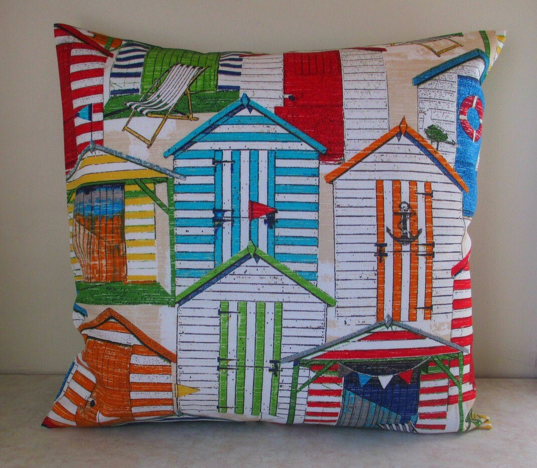 NUEVO 26x26 Casa de playa interior cubierta de almohada al | Etsy