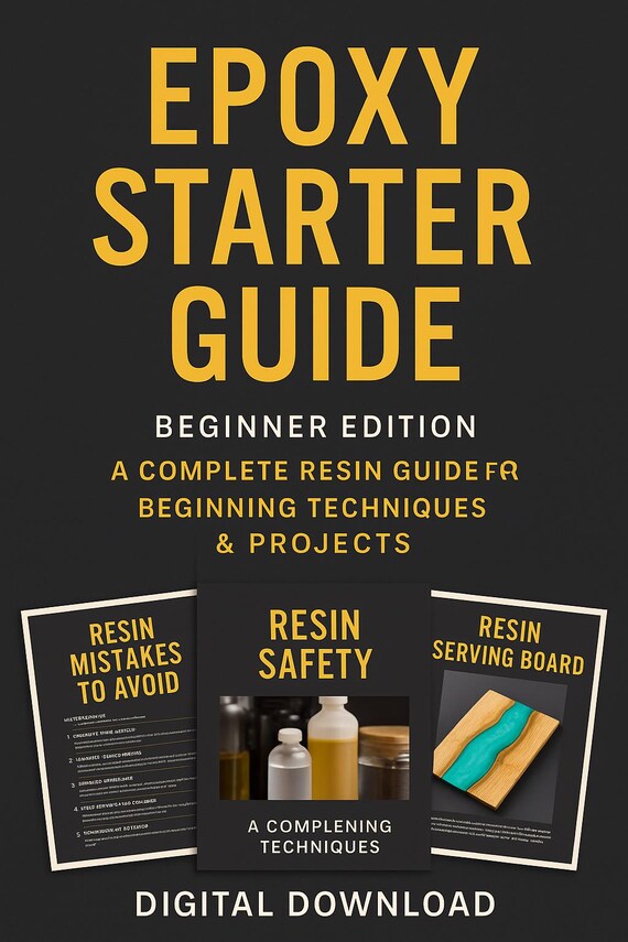 Epoxy Resin Beginner Guide PDF | Mixing, Colors, Projects (digital