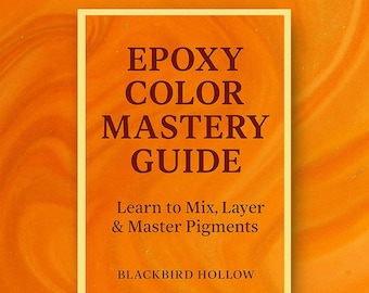 Libro electrónico sobre arte con resina / Guía de mezcla y superposición de colores de epoxi (PDF)