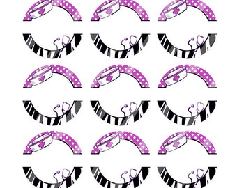 INSTANT DOWNLOAD-Digital Bottlecaps-RN-Badge Reels-Jewelry-Blanks-Editable