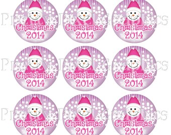 INSTANT DOWNLOAD-Digital Bottlecaps-Jewelry-Keychains-Christmas