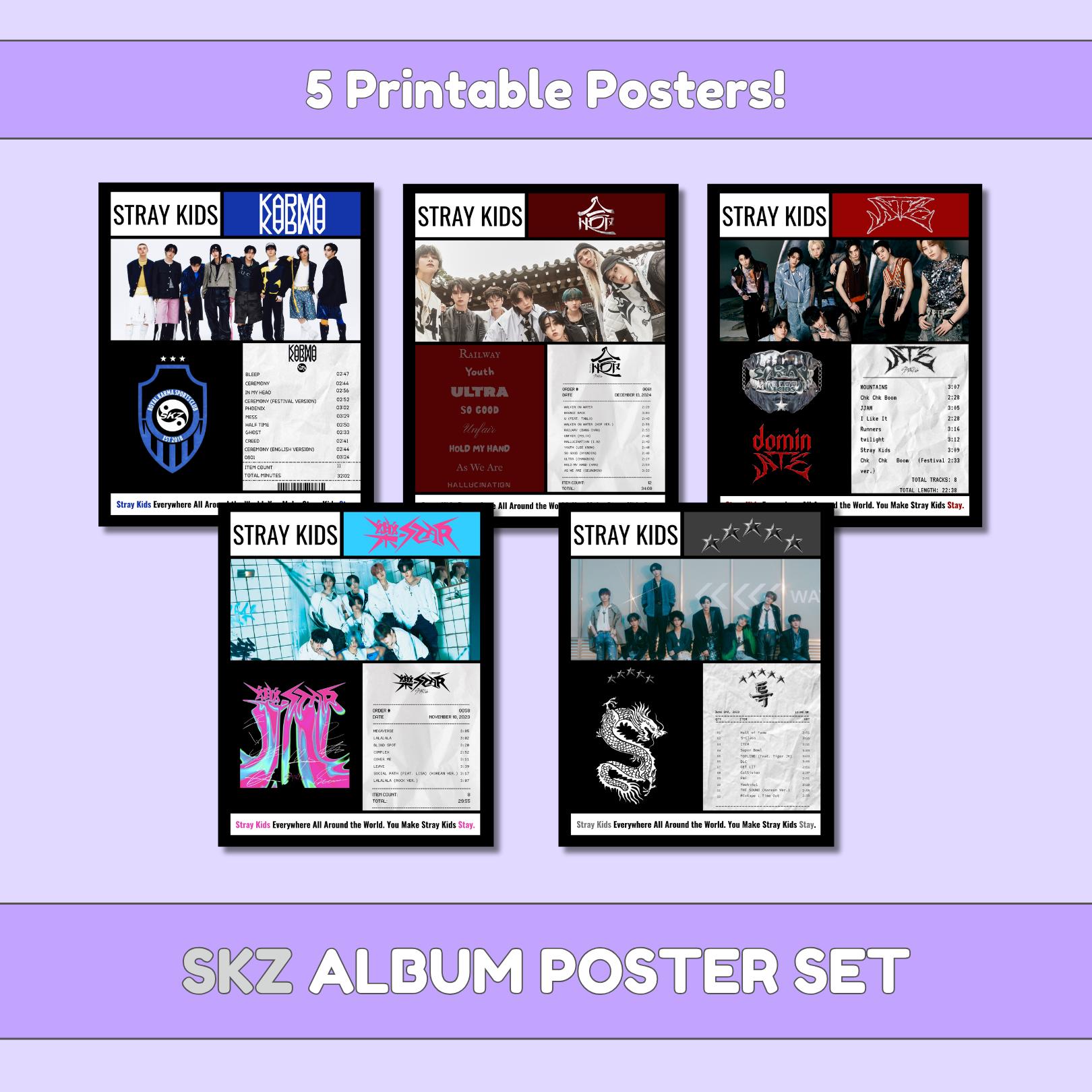 Stray Kids Poster Set - Etsy