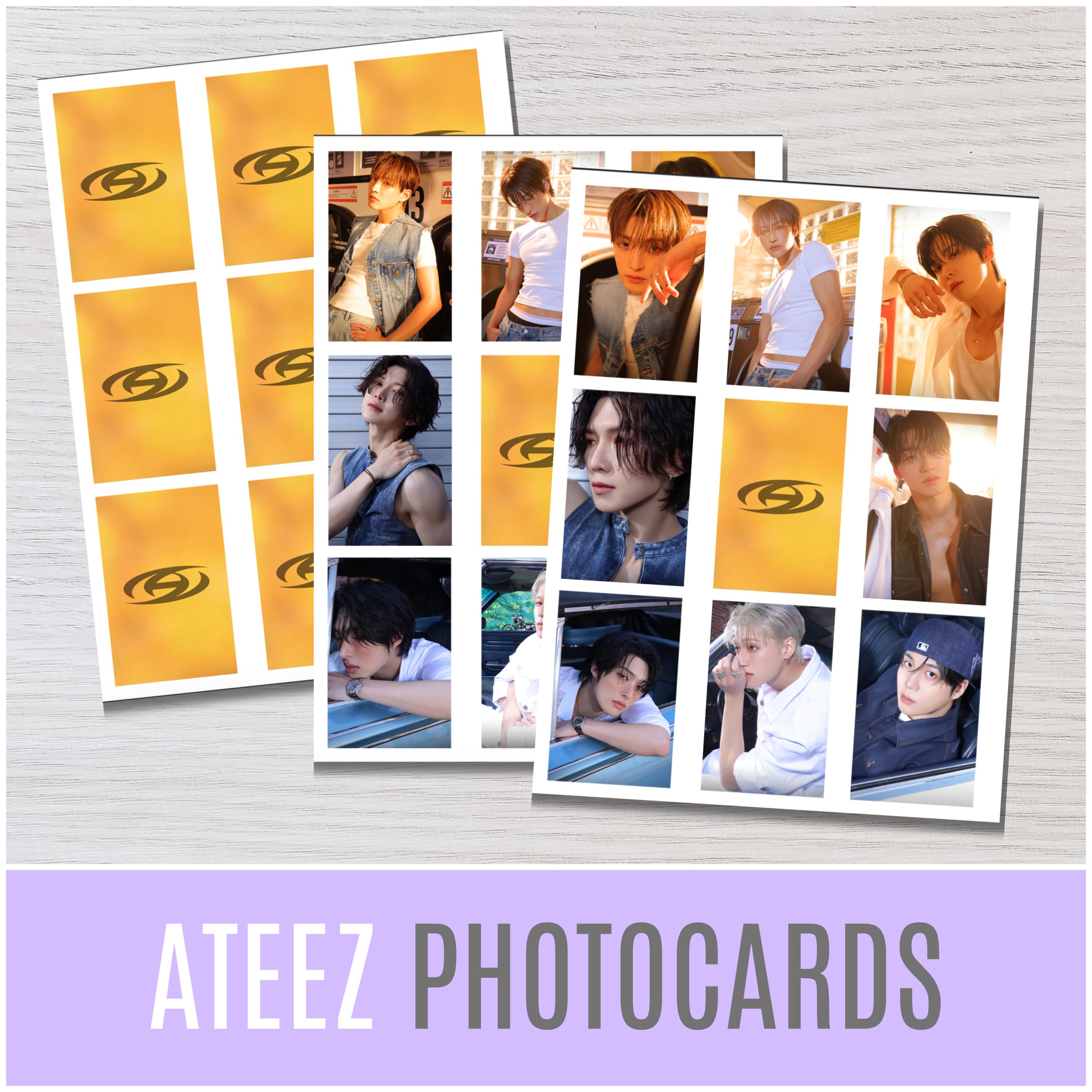Lot De 55 Photocartes Ateez - Collection Golden Hour - Pour Fans Et Collectionneurs K-pop - Qualité HD - 13