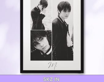Póster imprimible de Stray Kids IN Collage / Arte de pared Kpop