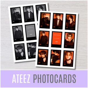 Ateez Polaroid - Etsy UK