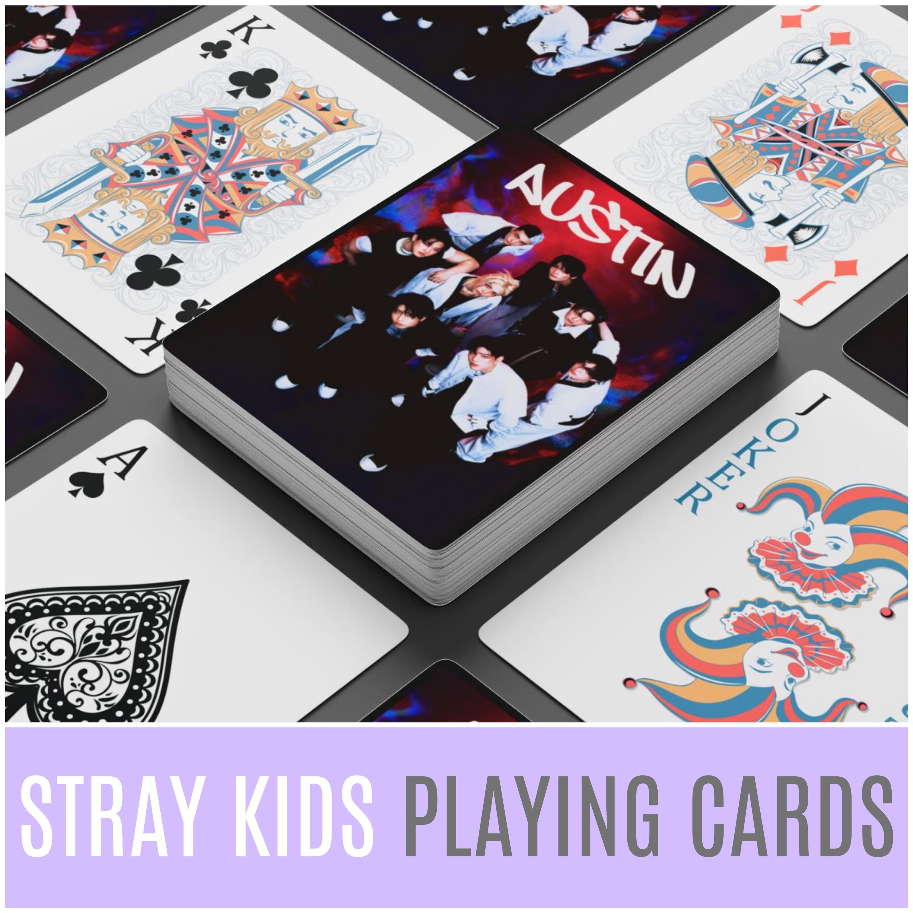 Stray Kids K-pop Playing Cards: Karma Group Photo Deck - Free