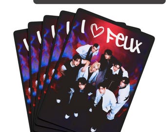 Stray Kids K-pop Playing Cards: Karma Group Photo Deck - Free