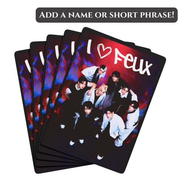 Stray Kids K-pop Playing Cards: Karma Group Photo Deck - Free